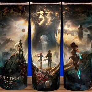 Clair Obscur Expedition 33 Gaming Cup Mug Tumbler 20oz